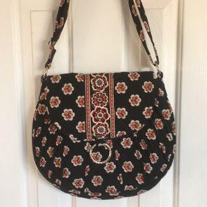 Vera Bradley Classic Black shoulder/crossbody bag